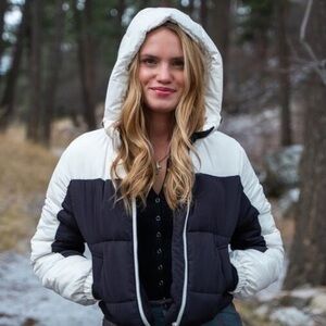 Lovetree Black and white puffer.